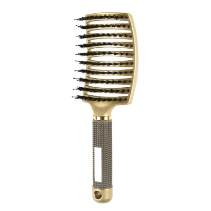 Vented Hair Brush with Colorful Design - Image 3