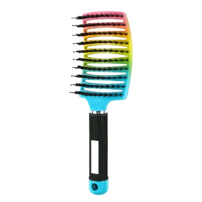 Vented Hair Brush with Colorful Design - Image 8