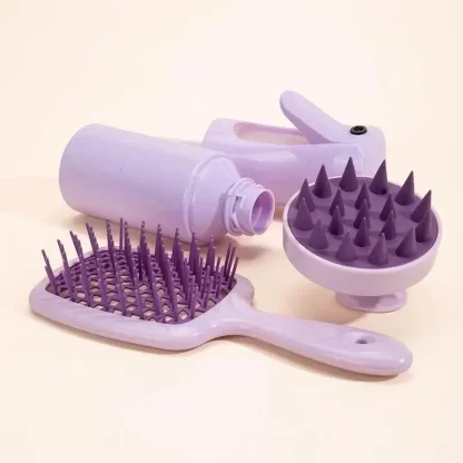 Soft Hair Brush with Hollow Out Design - Image 3