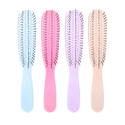 Clear Colored Hair Brushes with Anti-Static - Image 5
