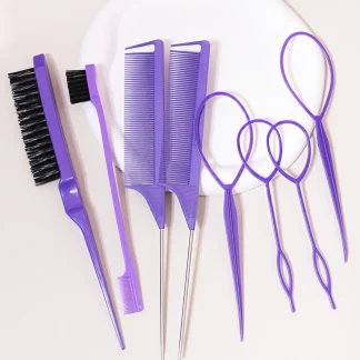 8 Pieces Hair Styling Comb Set