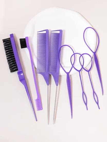 8 Pieces Hair Styling Comb Set