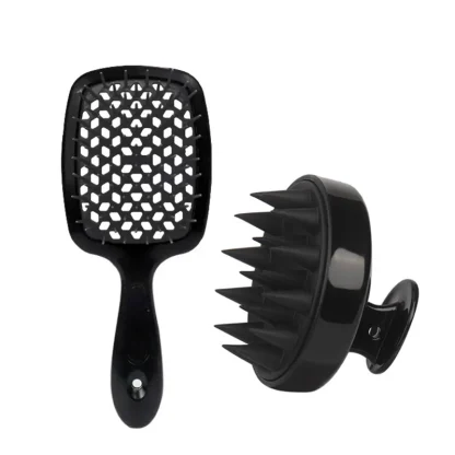 Soft Hair Brush with Hollow Out Design - Image 5