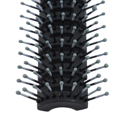 Ribbed Black Hair Brush for Fluffy Hair - Image 5