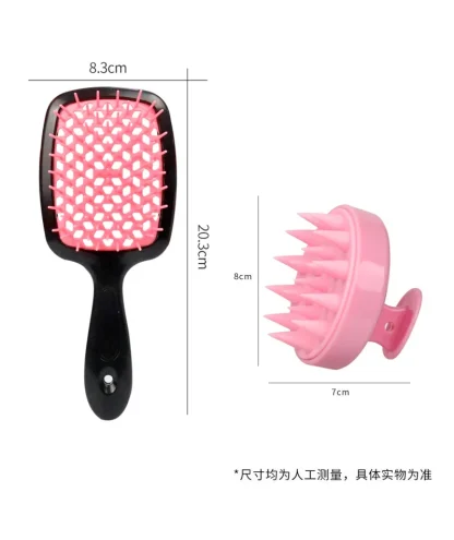 Soft Hair Brush with Hollow Out Design - Image 6