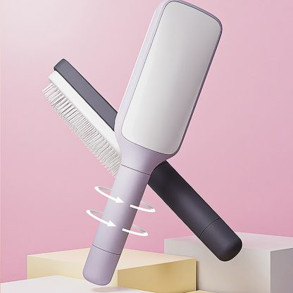 Anti-Static Self Cleaning Hair Brushes - Image 12
