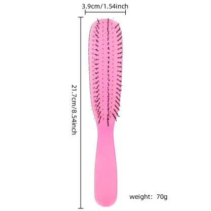 Clear Colored Hair Brushes with Anti-Static - Image 15