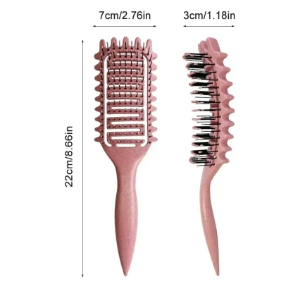 Detangling Hair Brush with Hollow Out - Image 3