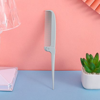 Foldable Hair Comb with Pointed Handle - Image 9