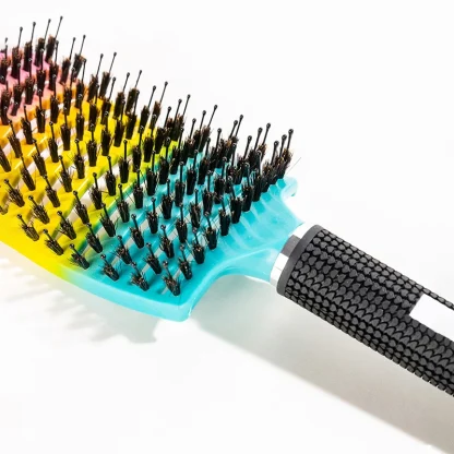 Vented Hair Brush with Colorful Design - Image 6
