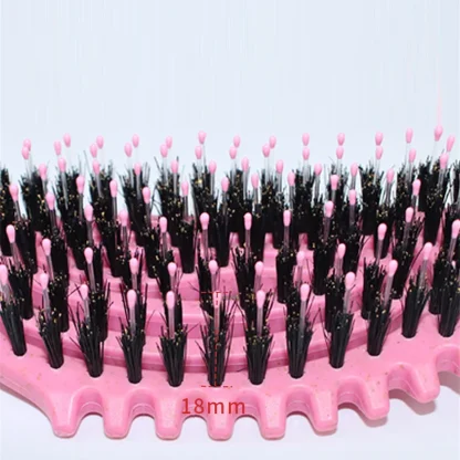 Detangling Bristle Brush with Hollow Out - Image 9