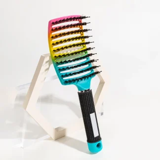 Vented Hair Brush with Colorful Design