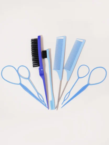 8 Pieces Hair Styling Comb Set - Image 5