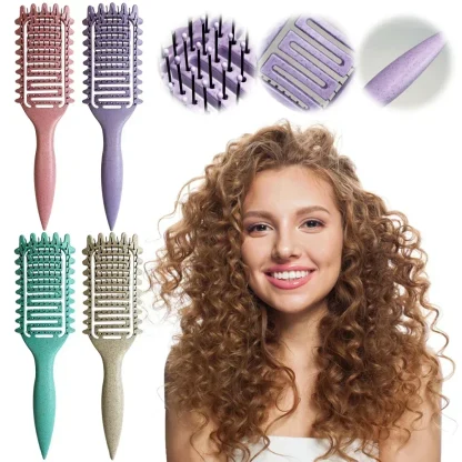 Detangling Hair Brush with Hollow Out - Image 2