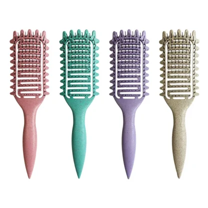 Detangling Hair Brush with Hollow Out - Image 4