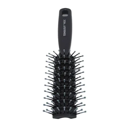 Ribbed Black Hair Brush for Fluffy Hair - Image 3