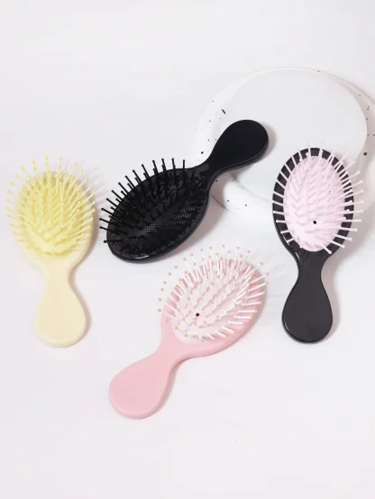 Portable Hair Brush with Small Handle - Image 2