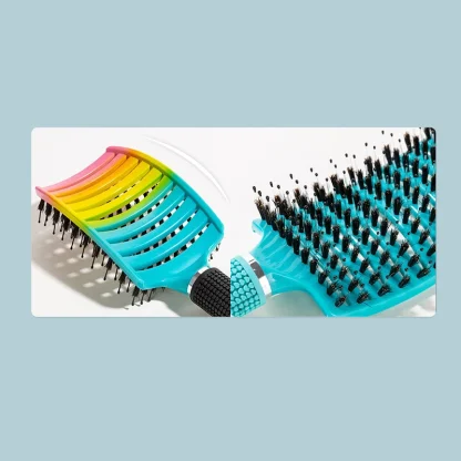Vented Hair Brush with Colorful Design - Image 4