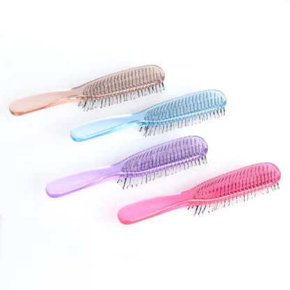 Clear Colored Hair Brushes with Anti-Static - Image 4