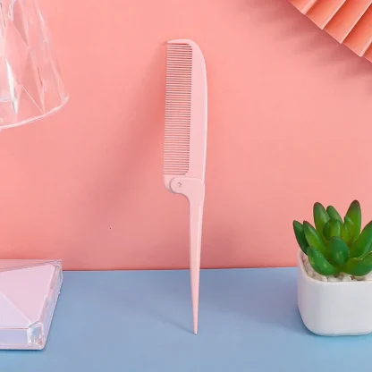 Foldable Hair Comb with Pointed Handle - Image 3