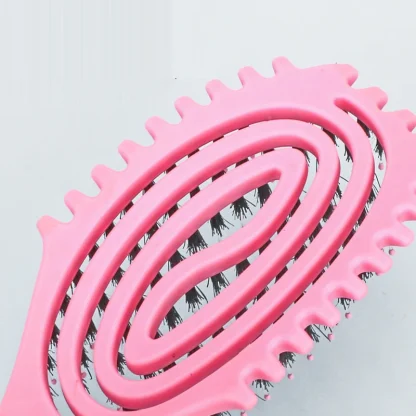 Detangling Bristle Brush with Hollow Out - Image 5