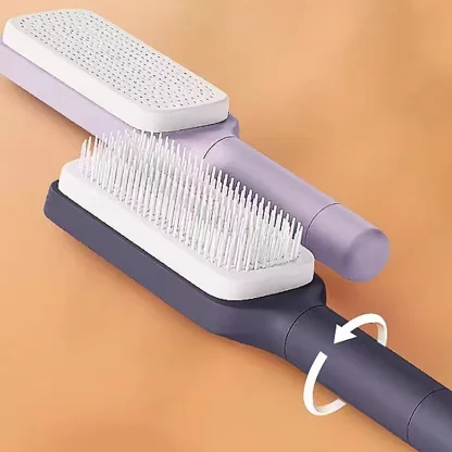 Anti-Static Self Cleaning Hair Brushes - Image 7